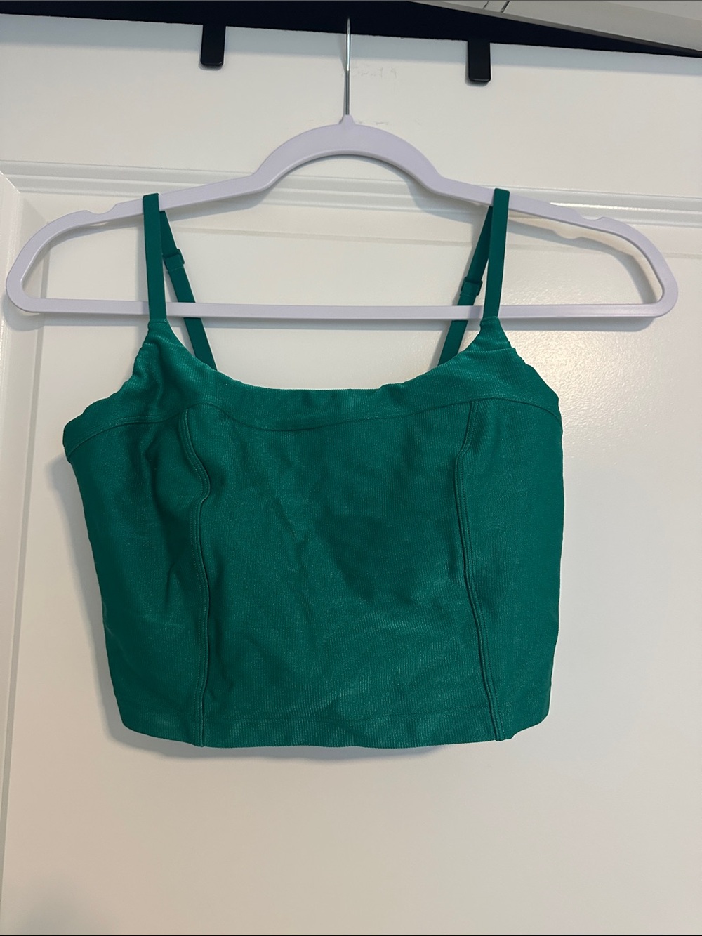 aerie Teal Green Cropped Cami Top